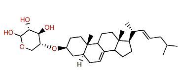 5a-Cholesta-7,22-dien-3b-ol 3-O-b-D-xylopyranoside